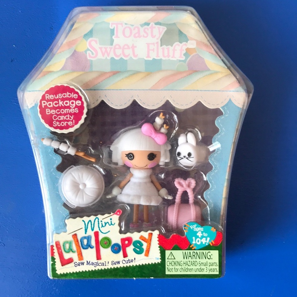 NIB RARE MINI Lalaloopsy Toasty Sweet Fluff Doll